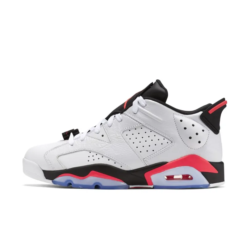 Air Jordan Nike AJ 6 VI Retro Low Infrared White (304401-123)