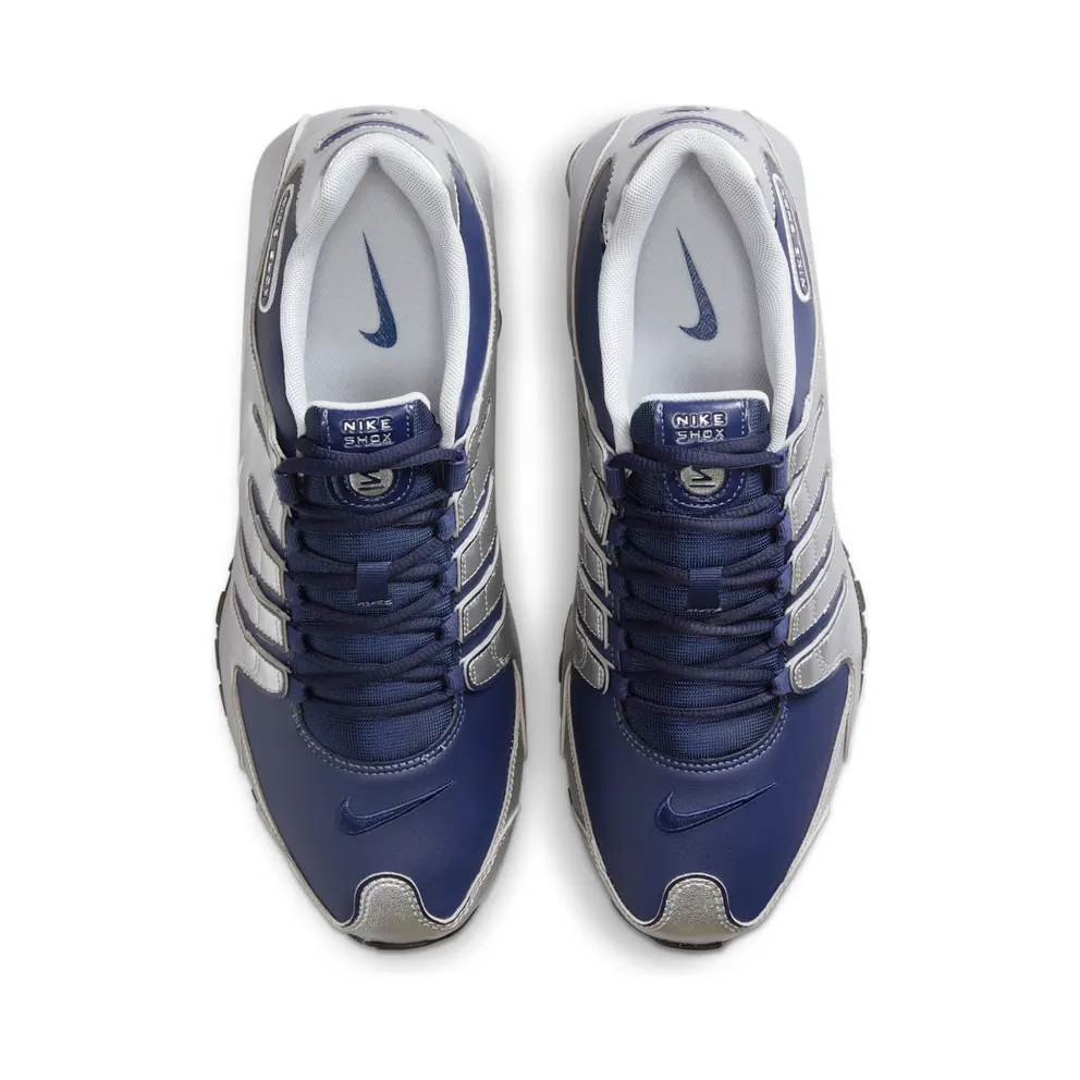 Nike Shox NZ Midnight Navy Metallic Silver (378341-402)