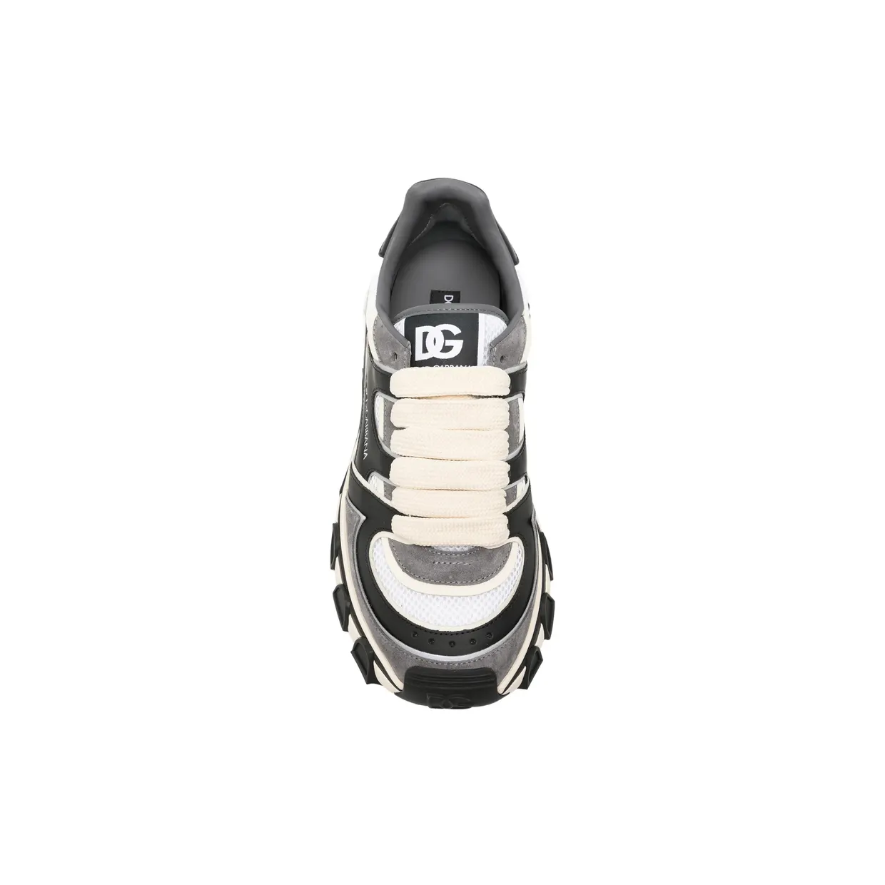 Dolce & Gabbana Logo-print Chunky-sole “Black/White” (CS2463 A0996 89697) (4)