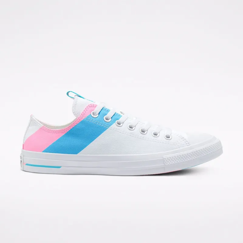 Converse Chuck Taylor All-Star Ox Pride (2020) White/90s Pink-Gnarly Blue (167760C)