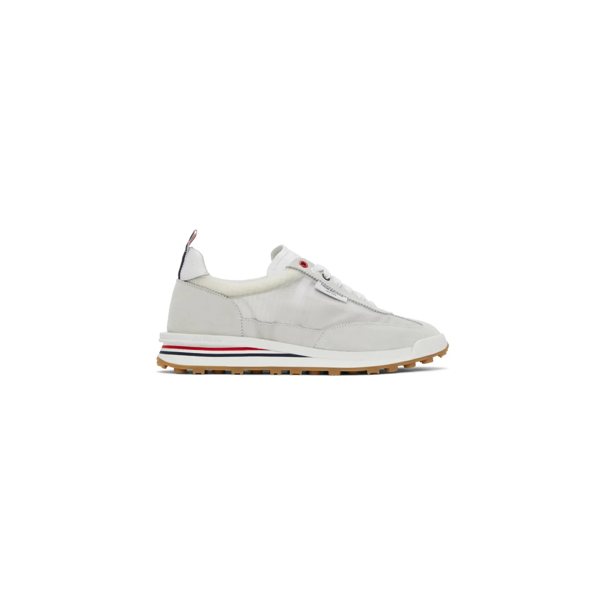 Thom Browne White Ripstop Tech Runner Sneakers (MFD180C-07685)
