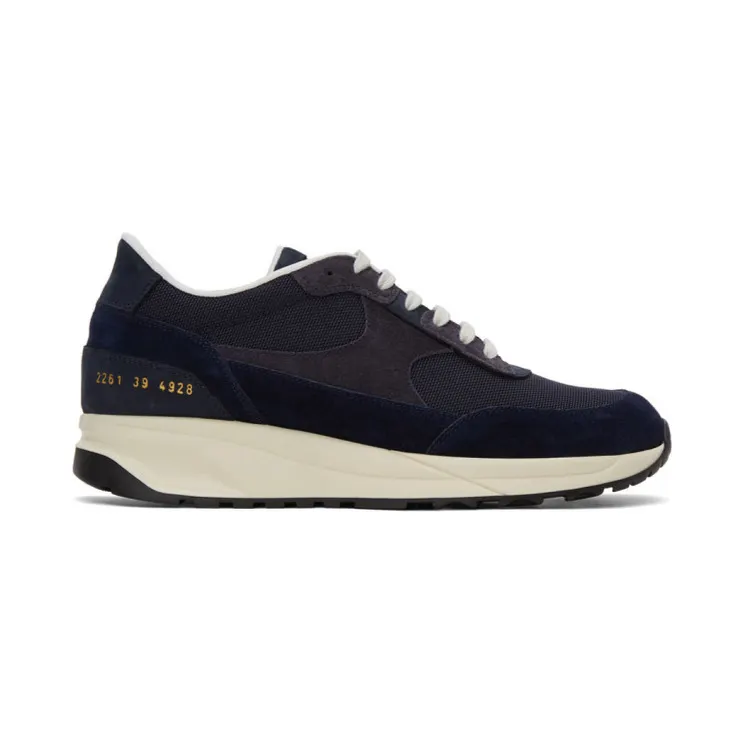Common Projects Navy Track Classic Sneakers (2261)