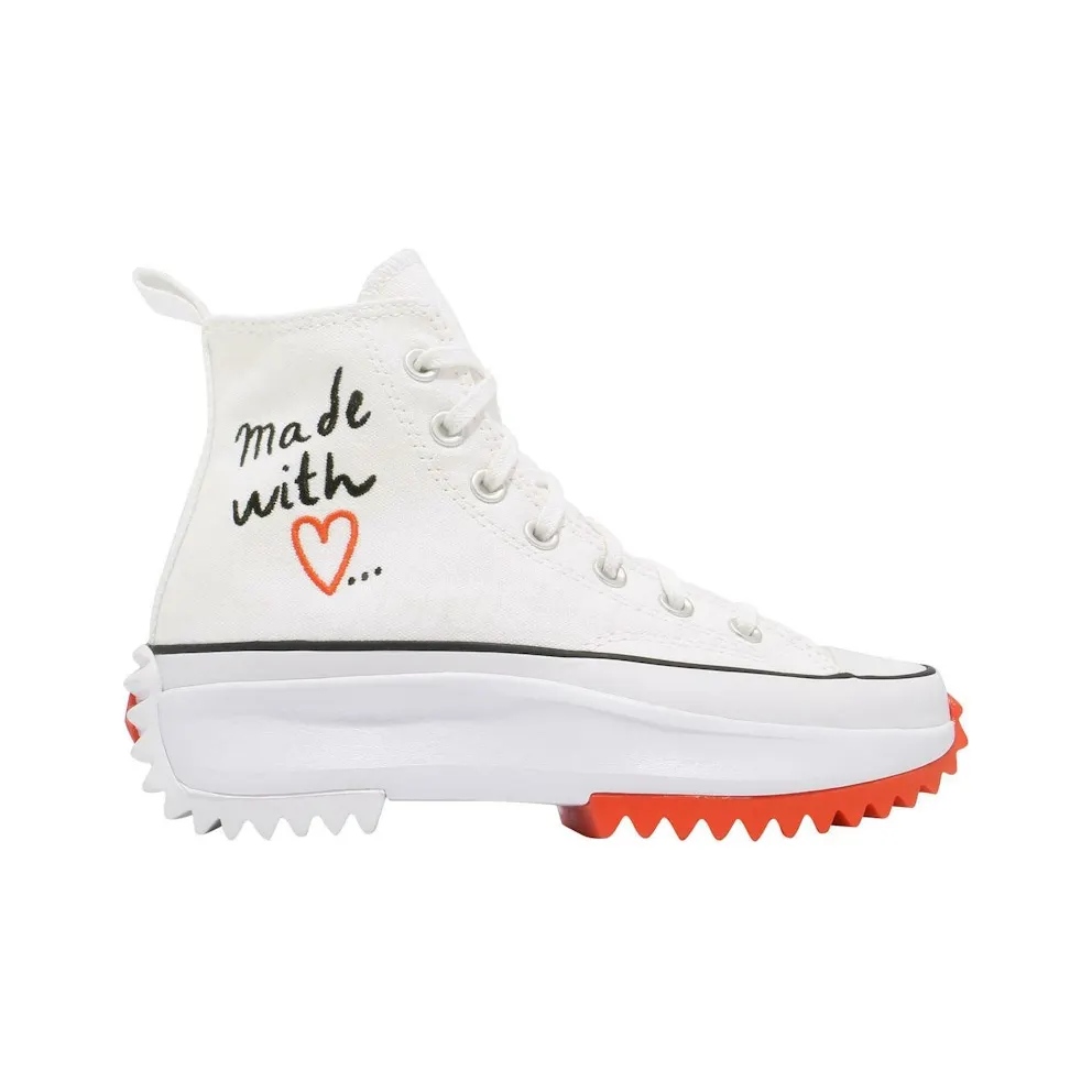 Converse Run Star Hike Hi Made with Love White (W) (571874C)