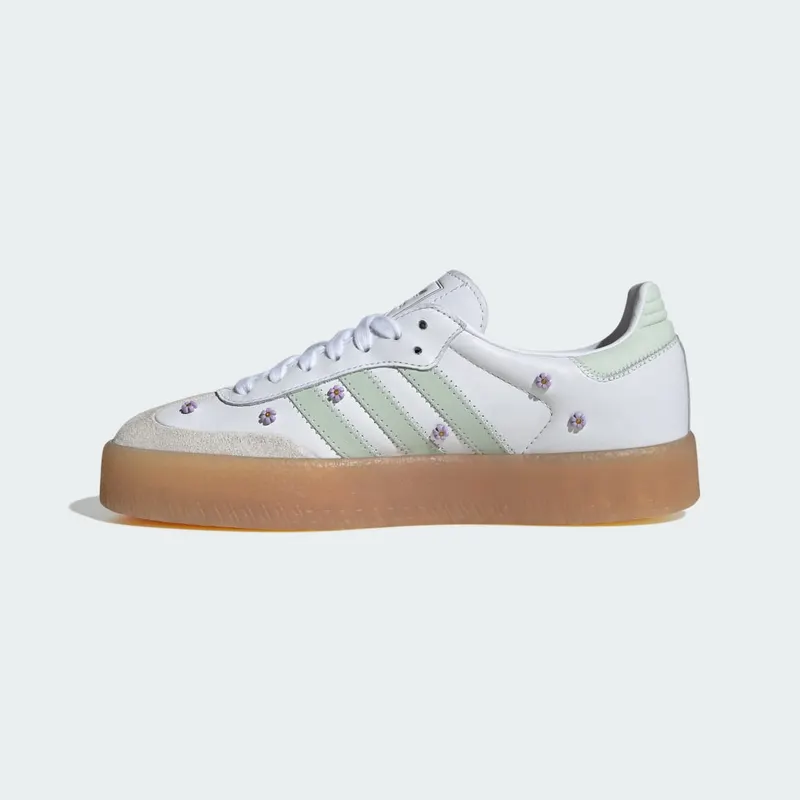 Adidas Sambae Cloud White / Linen Green / Gum (JS3954)