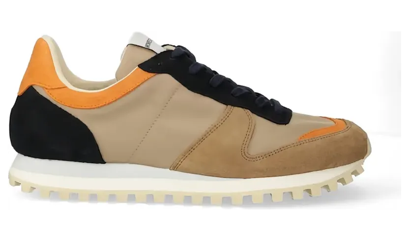 Novesta Sneakers mit Kontrasteinsätzen – Nude (N979002033RUG106)