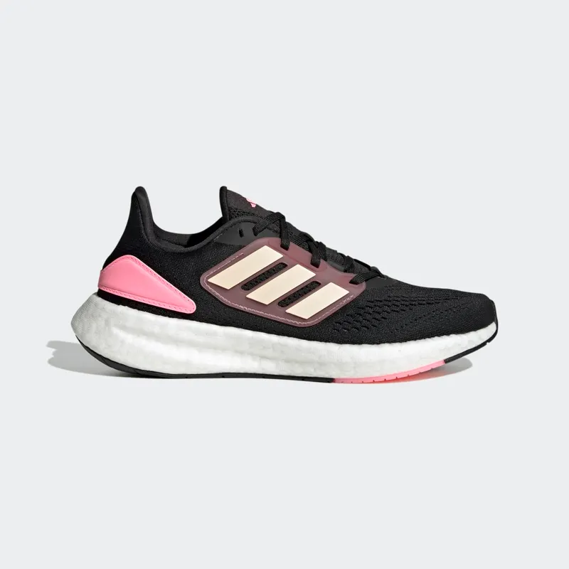 adidas Pureboost 22 Core Black / Bliss Orange / Pink Strata (HQ8581)