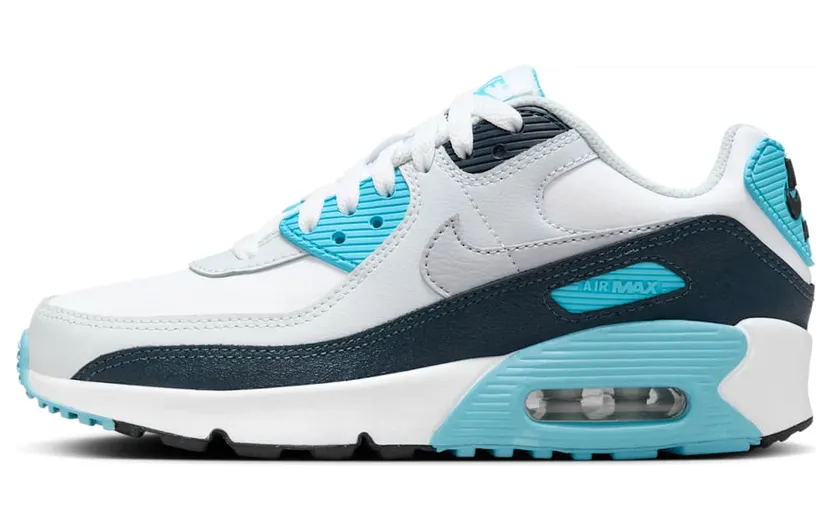 Nike Air Max 90 Wit/Baltic Blue/Armory Navy/Wolf Grey (HF6358-100)