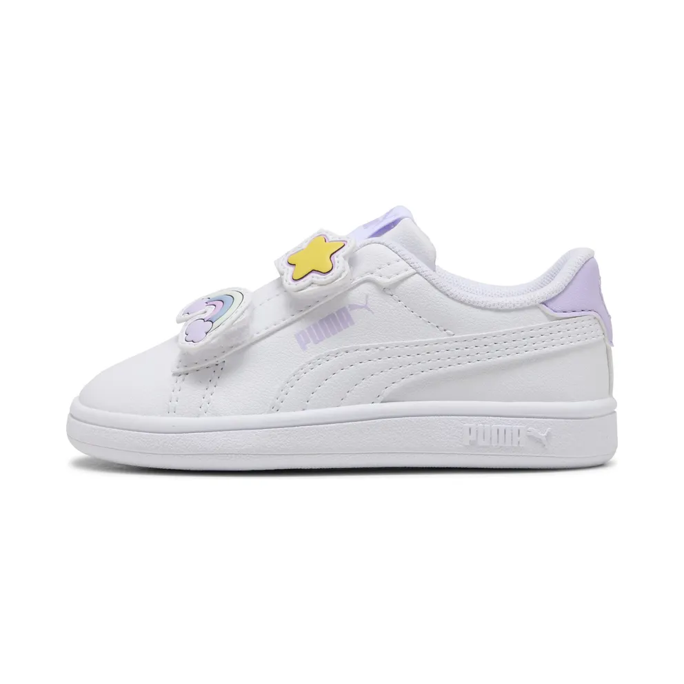 Puma Smash 3.0 Badges “Puma White / Light Lavender” (397287_10)