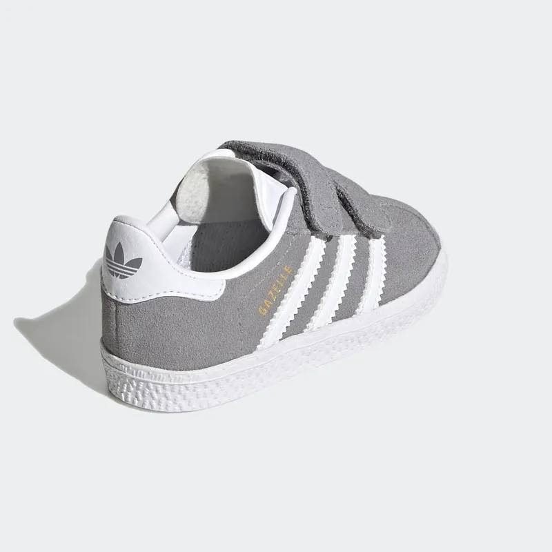 Adidas Gazelle Grey Three / Cloud White / Gold Metallic (FW0713)
