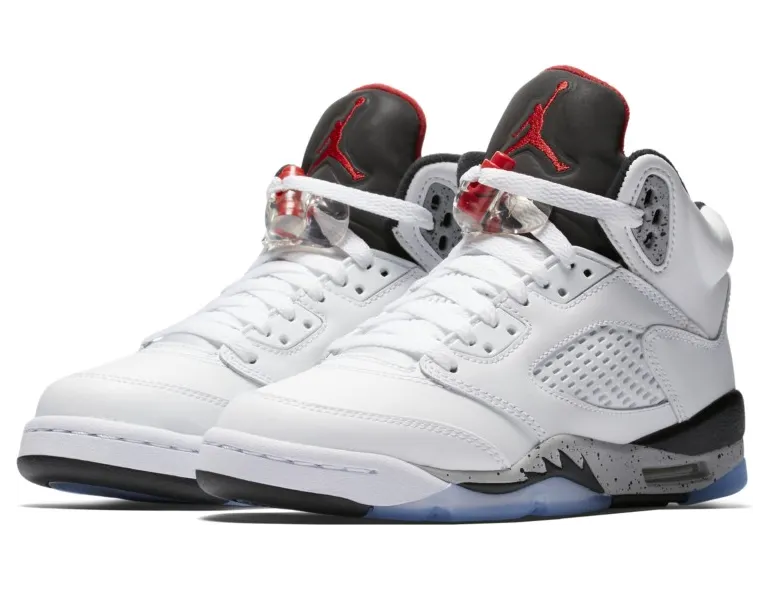 Air Jordan 5 Retro BG White Cement (440888-104)