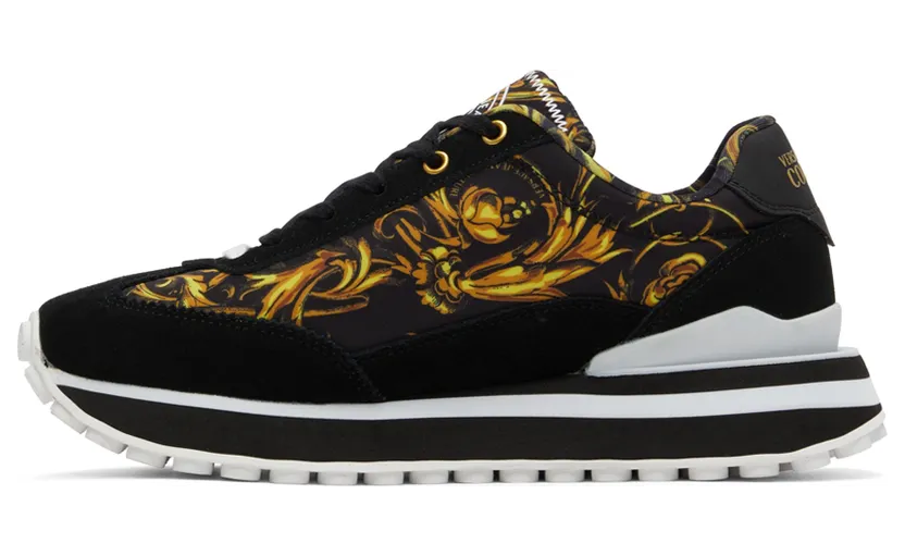 Versace Jeans Couture Black Spyke Sneakers (E72YA3SE7 EZS186) (3)