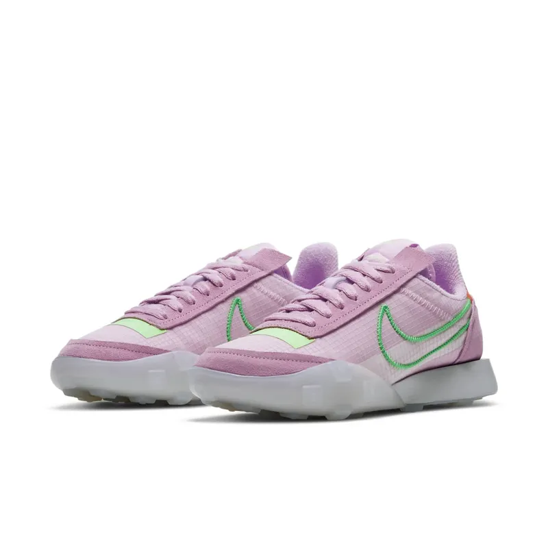 Nike Waffle Racer 2X Light Arctic Pink (W) Light Arctic Pink/Grey Fog/Barely Volt (CK6647-601)