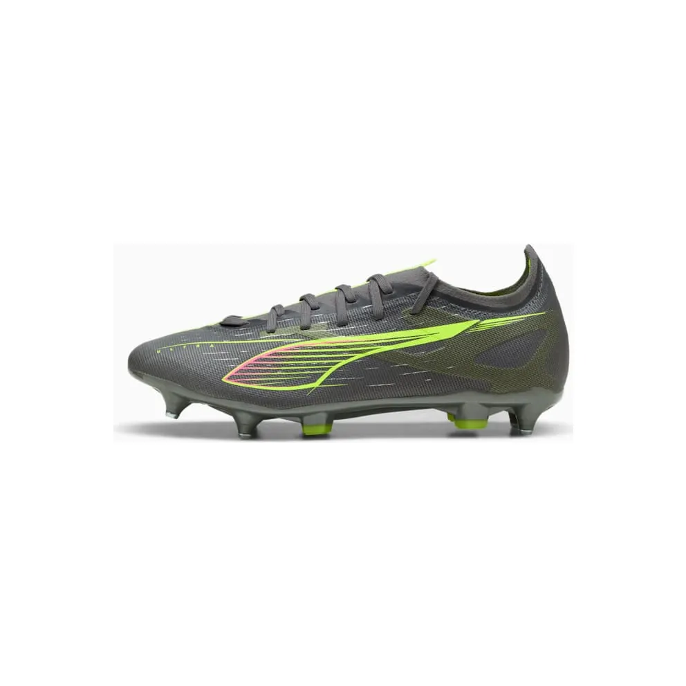 Puma Ultra 5 Match MxSG Matte Aged Silver Yellow Alert Aged Silver (108350-03)
