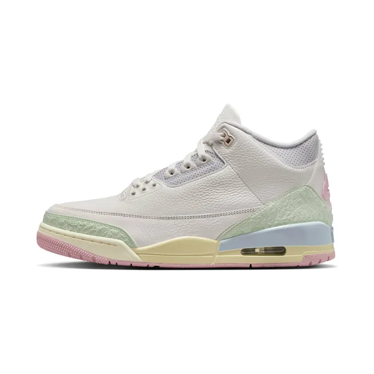 Air Jordan 3 Spring Is In The Air “Sail / Aura / Iced Carmine / Jade Aura” (IF4396-100)