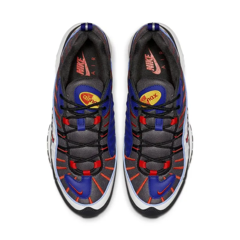 Nike Air Max 98 Gunsmoke Team Orange Gunsmoke/Team Orange-Laser Orange-White (640744-012)