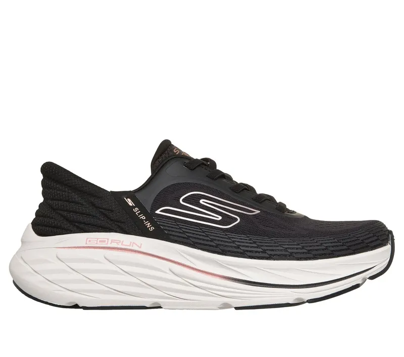 Skechers Slip-ins: Max Cushioning Elite 3 “Lenara Sneaker Black / Pink” (129724BKPK)