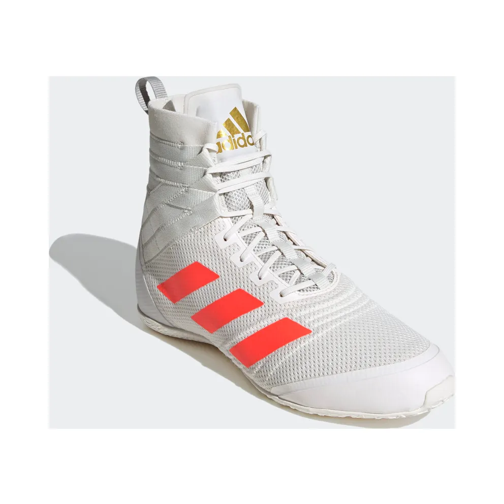 adidas Speedex 18 Boksschoenen Chalk White / Solar Red / Orbit Grey (FU8173)
