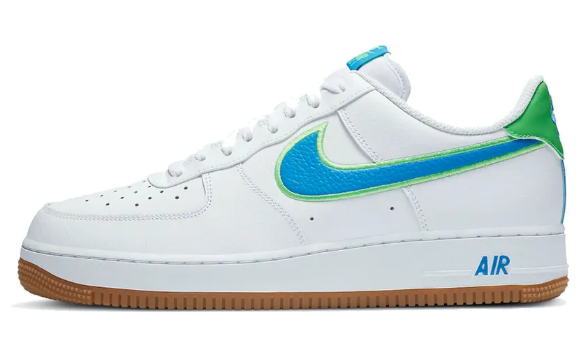 Nike Air Force 1 Low ‘White Bright Blue Green’ (DA4660-100)