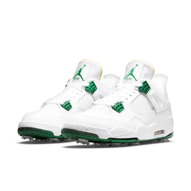 Air Jordan 4 Golf Metallic Green (2021) (CZ2439-100)