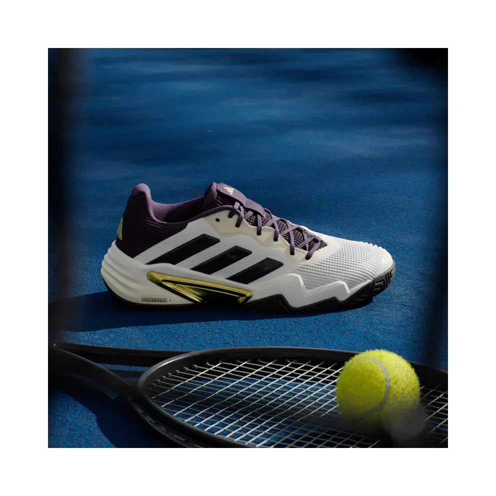 adidas Barricade 13 Core White Core Black Aurora Plum (JR1499)