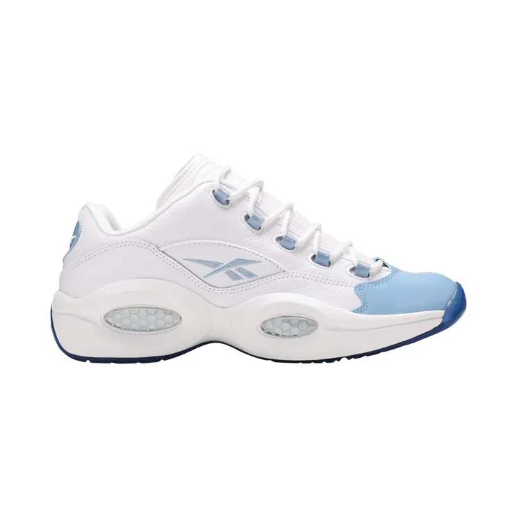 Reebok Question Low Patent Toe Carolina Blue White/Fluid Blue-Reebok Ice (Other Brands Other)