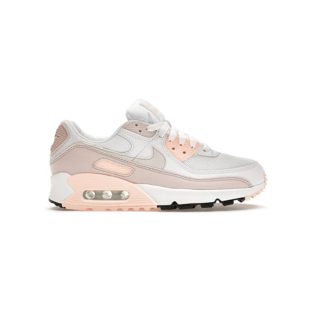 Nike Air Max 90 White Barely Rose (W) White/Barely Rose-Crimson Tint-Platinum Tint (CT1030-101)
