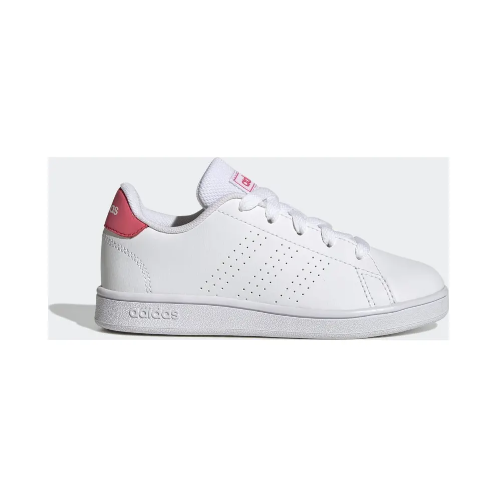 adidas Advantage Lifestyle Court Lace Schuh Cloud White / Real Pink / Core Black (GY6996)