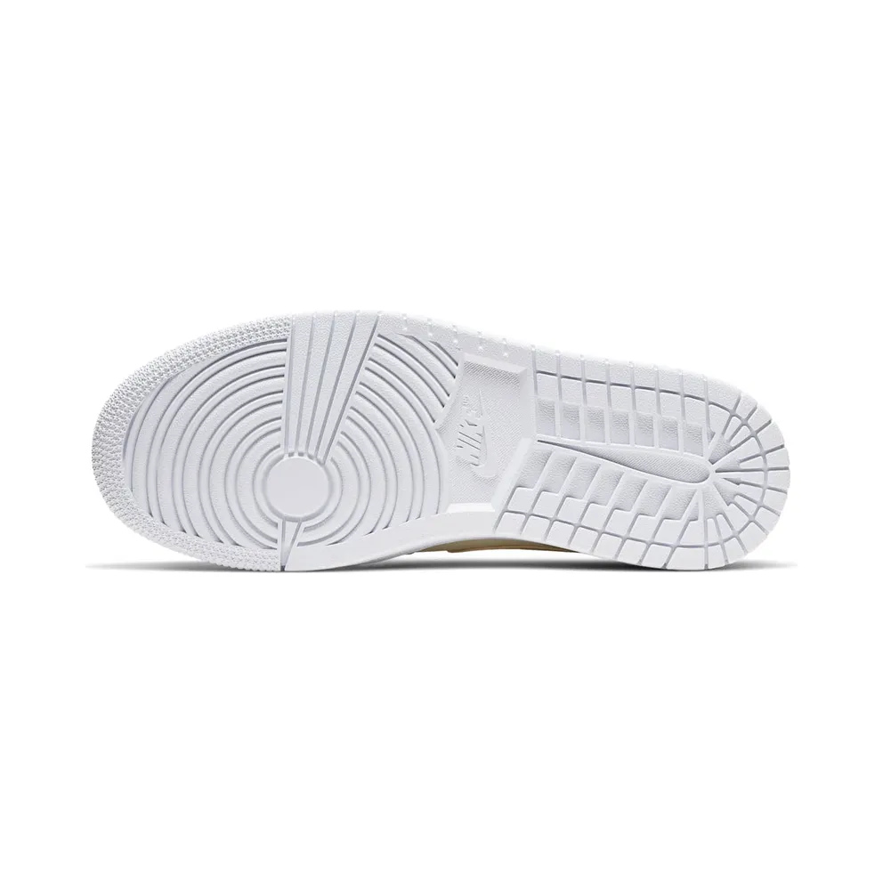 Air Jordan Womens Nike AJ I 1 Mid ‘Lemon Yellow’ (2019) (CK6587-200)