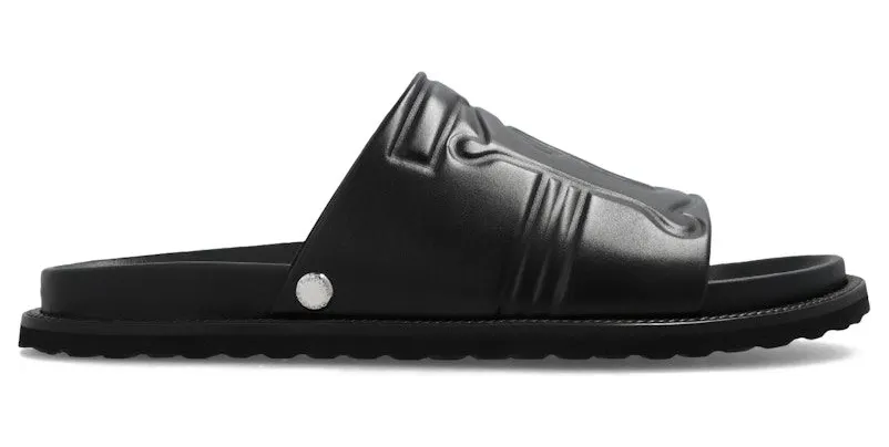 Burberry Thornton Leather Slides Black (8065467)
