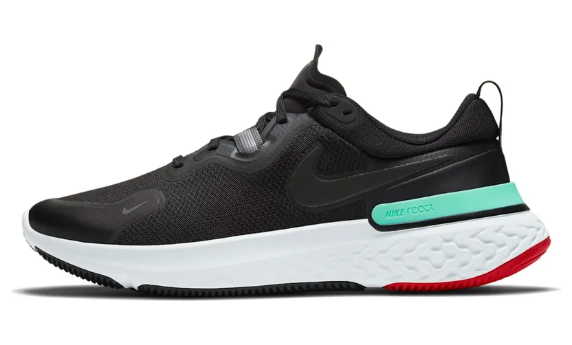Nike React Miler Black Green Red (CW1777-013)
