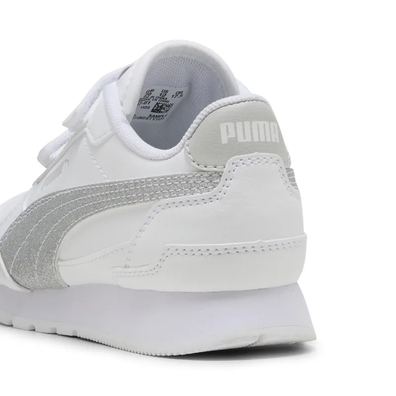Puma ST Runner v4 Glitter “Puma White / Puma Silver / Cool Light Gray” (401587_01)
