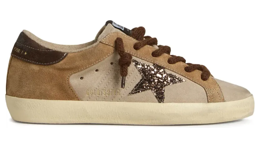 Golden Goose Sneakers aus Wildleder – Nude (GWF01006F007860)