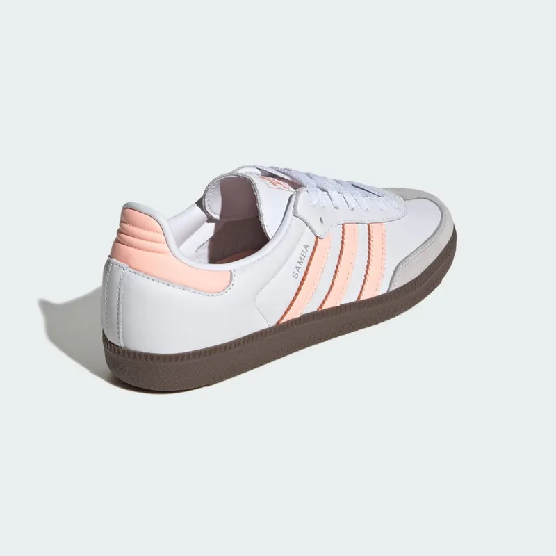 Adidas Samba OG Cloud White / Clear Orange / Semi Coral (JH5687)