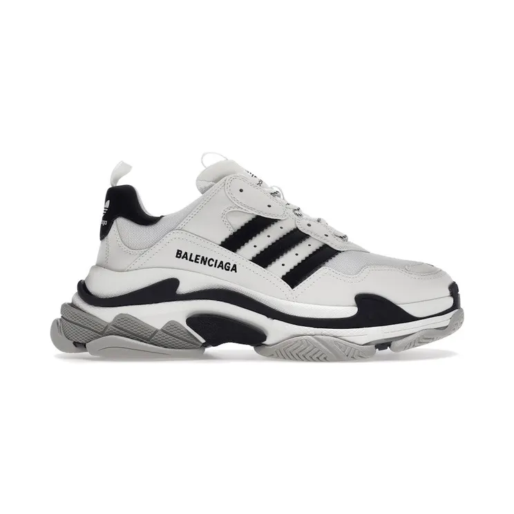 Balenciaga Triple S adidas White Black (710021W2ZB19112)
