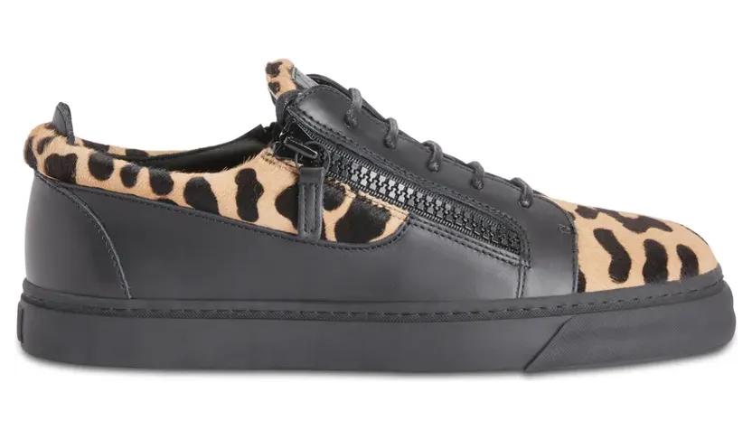 Giuseppe Zanotti Frankie Sneakers mit doppeltem Reißverschluss – Schwarz (RU00129K59)