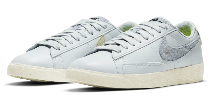 Nike Blazer Low SE Recycled Wool Pack- Light Armory Blue (DA4934-400)
