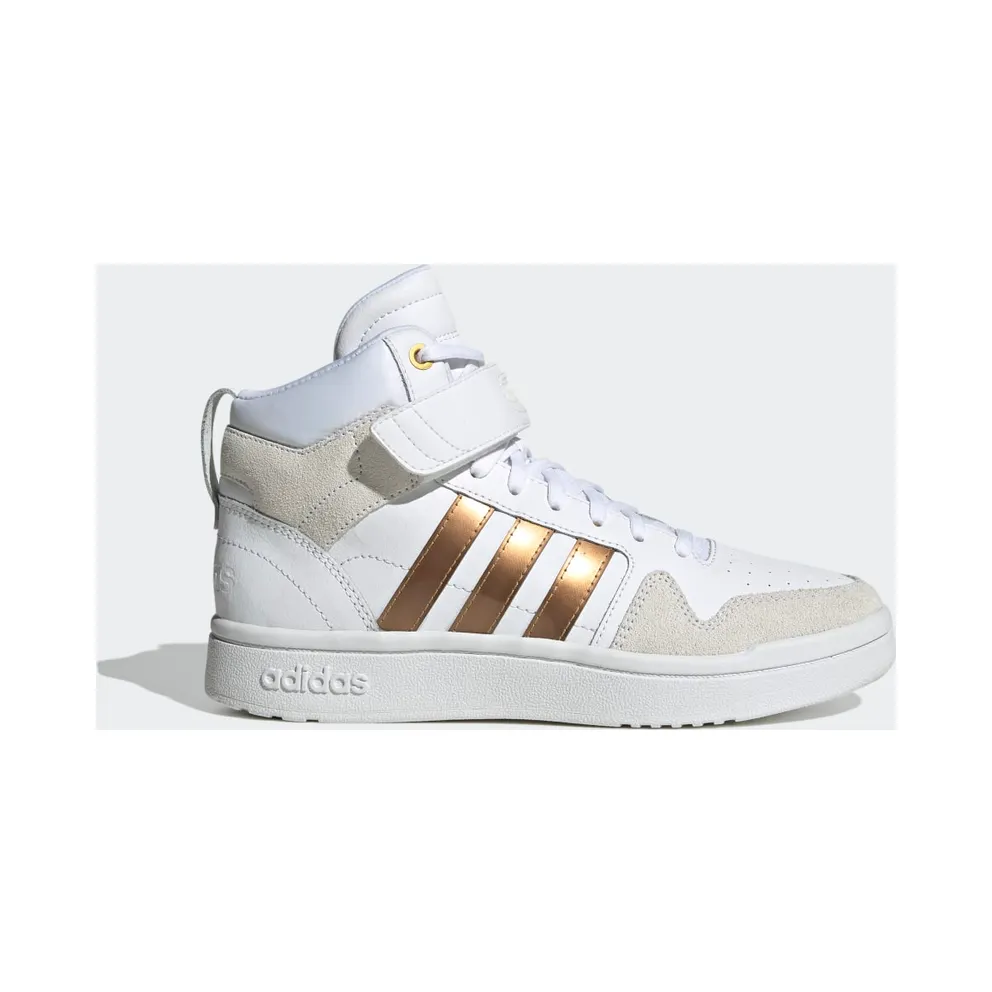 Adidas Postmove Mid Cloudfoam Super Lifestyle Basketball Classic Cloud White / Cloud White / Matte Gold (H06137)