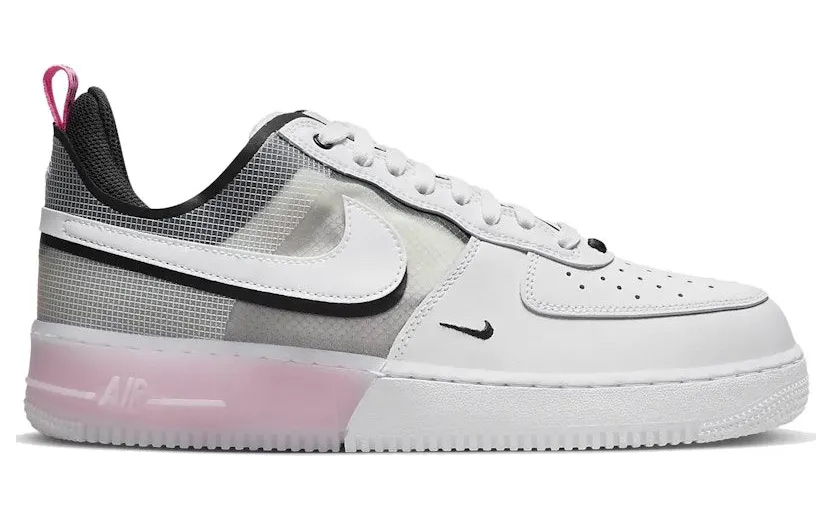 Nike Air Force 1 Low React White Black Pink Spell (DV0808-100)