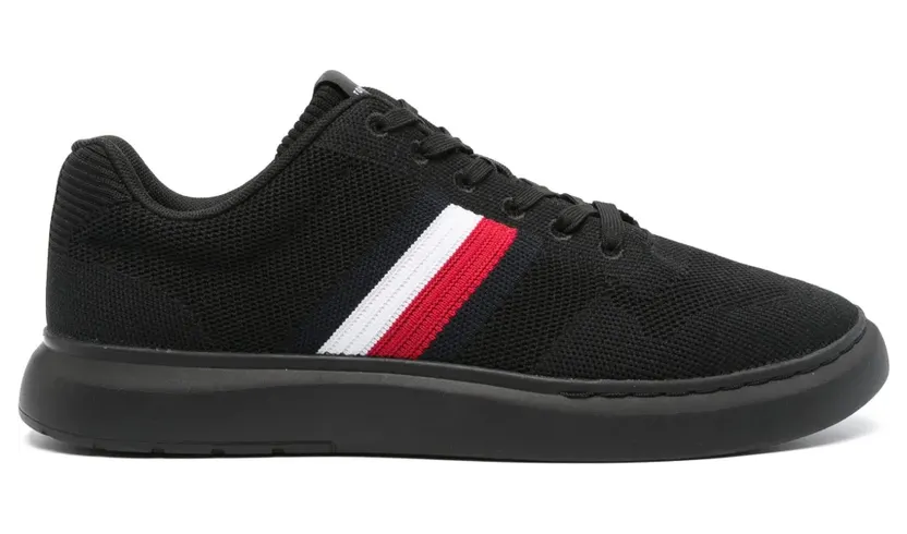 Tommy Hilfiger Gestreifte mit Mesh-Einsatz “Black” (FM0FM04587)