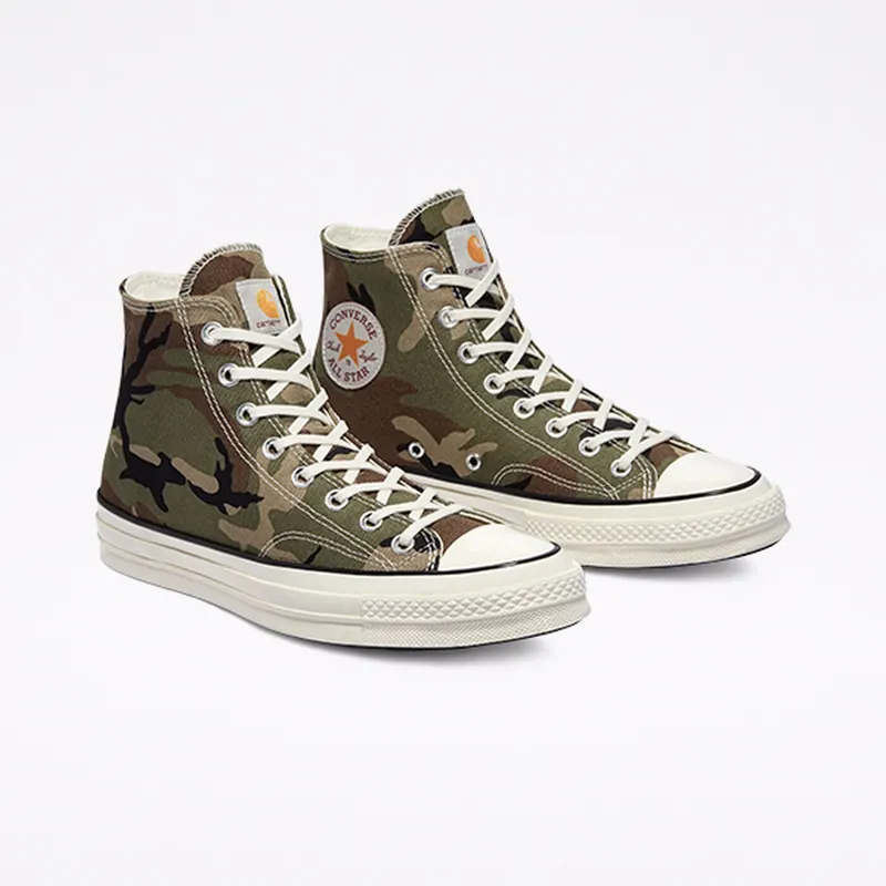 Converse Converse x Carhartt WIP Chuck 70 High Top Covert Green/dark Earth/egret “Camo” (169221C)