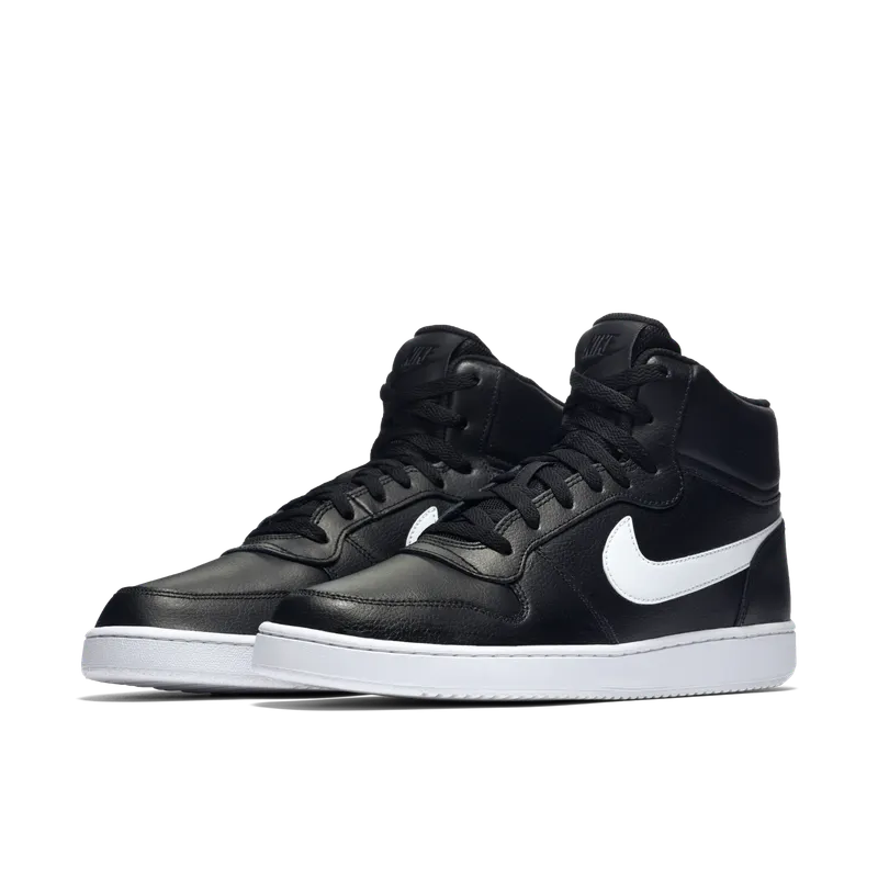 Nike Ebernon Mid ‘Black White’ Black/White/Black (AQ1773-002)