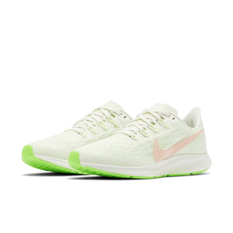 Nike Air Zoom Pegasus 36 Barely Volt Spruce Aura (W) Phantom/Bio Beige-Barely Volt-Spruce Aura-Electric Green (AQ2210-002)