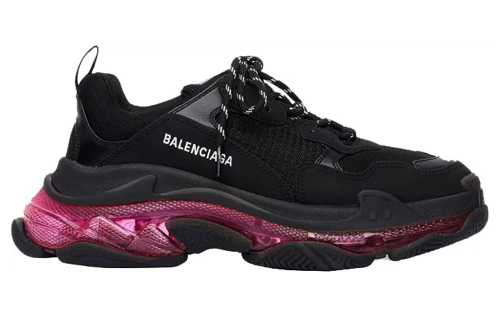 Balenciaga Triple S Clear Sole Neon Pink (W)