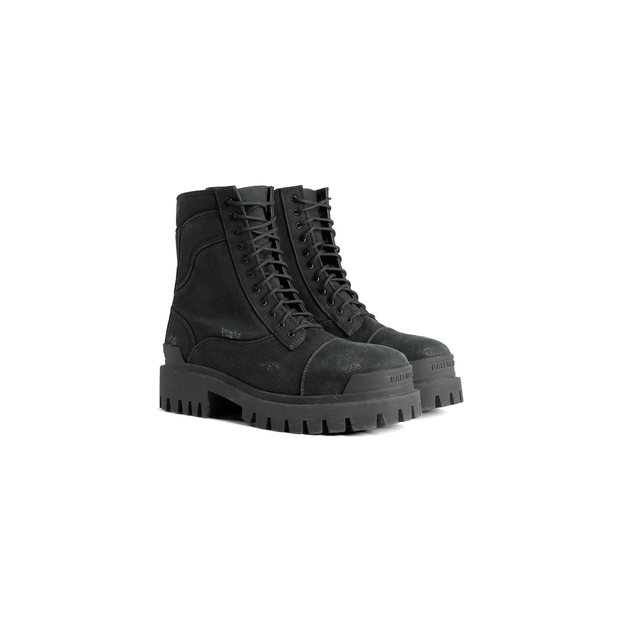 Balenciaga Lace-up Combat “Black” (845015 W2H11 1000) (3)