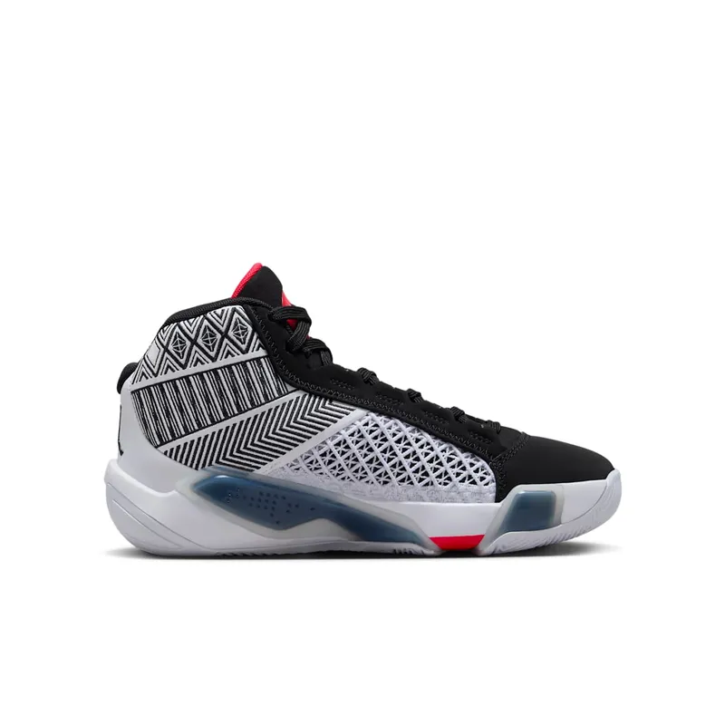 Jordan 38 White Black Siren Red (DZ3499-101)