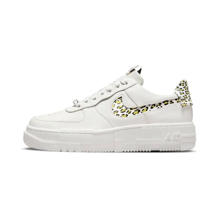 Nike Air Force 1 Pixel Low Leopard “Sail / Light Lemon Twist / Black” (DH9632-101)
