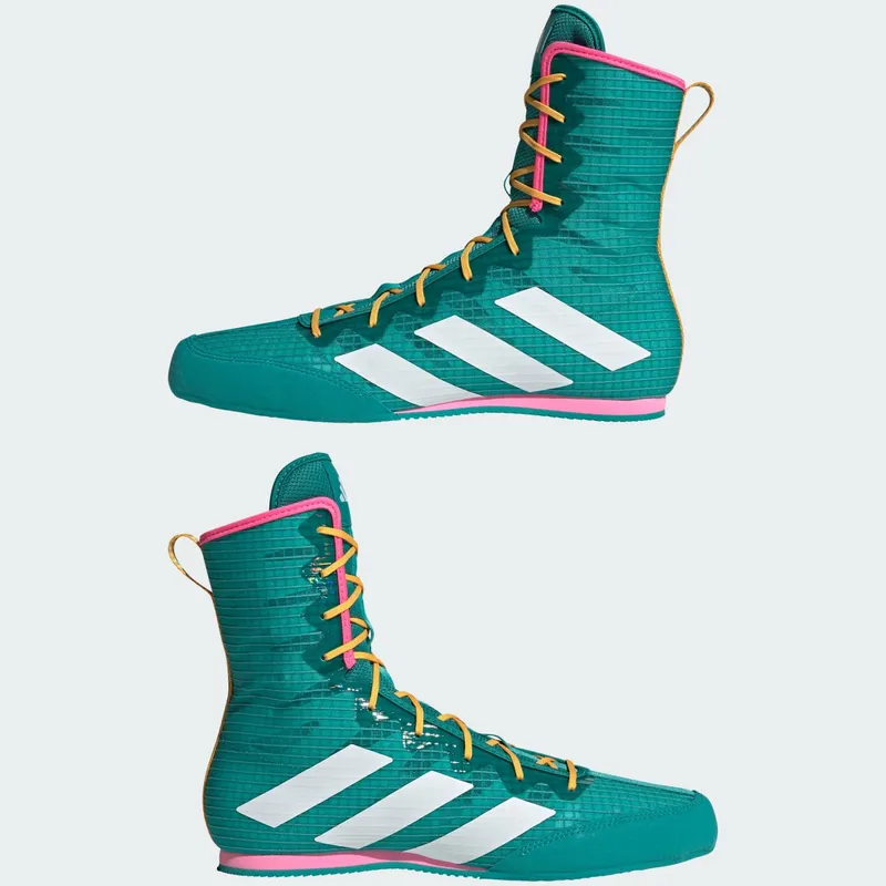 adidas Box Hog 4 Pure Teal Cloud White Lucid Pink (JR5382)