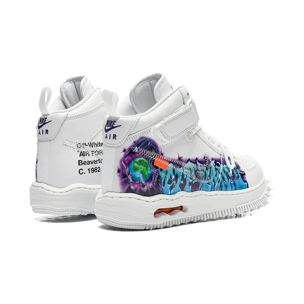 Nike Air Force 1 Mid “Off-White – Graffiti White” (DR0500-100)