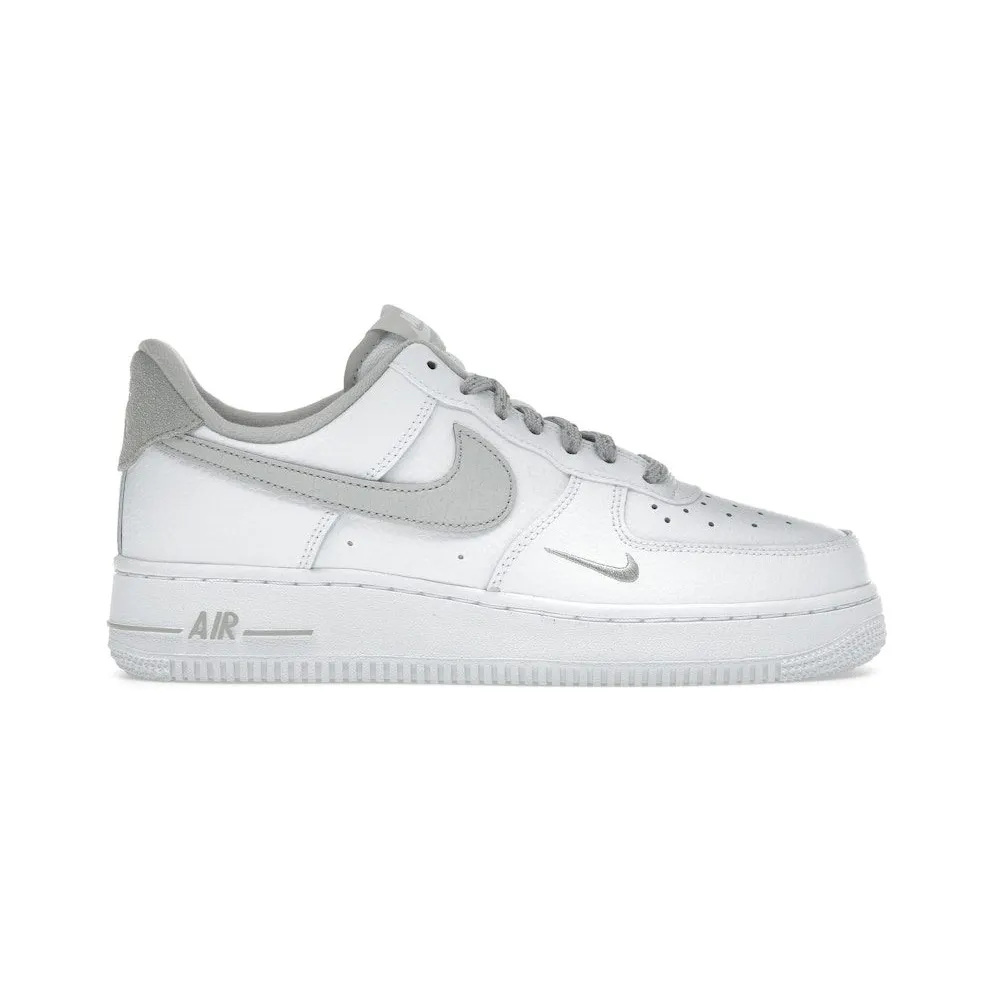 Nike Air Force 1 Low ’07 White Light Iron Ore Reflective Swoosh (FV0388-100)
