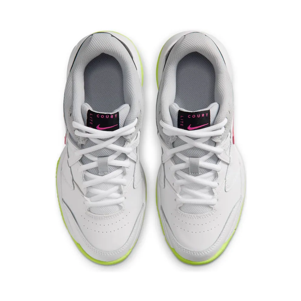 Nike Court Lite 2 White Hot Lime Laser Fuchsia (CD0440-107)